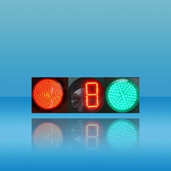 300mm three units with full screen countdown combination of LED traffic lights